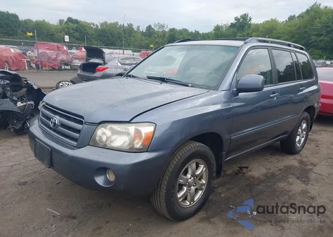 2006 Toyota Highlander V6 из США, поврежденный, VIN JTEEP21A160148019